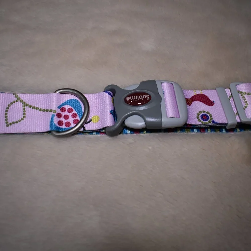 Sublime Pink Dog Collar- 18